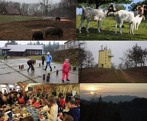 Prírodný areál Zlobice - chaty [Zväčšiť - nové okno]