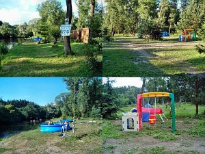 Vodácke táborisko pod hradom Rabí [Zväčšiť - nové okno]